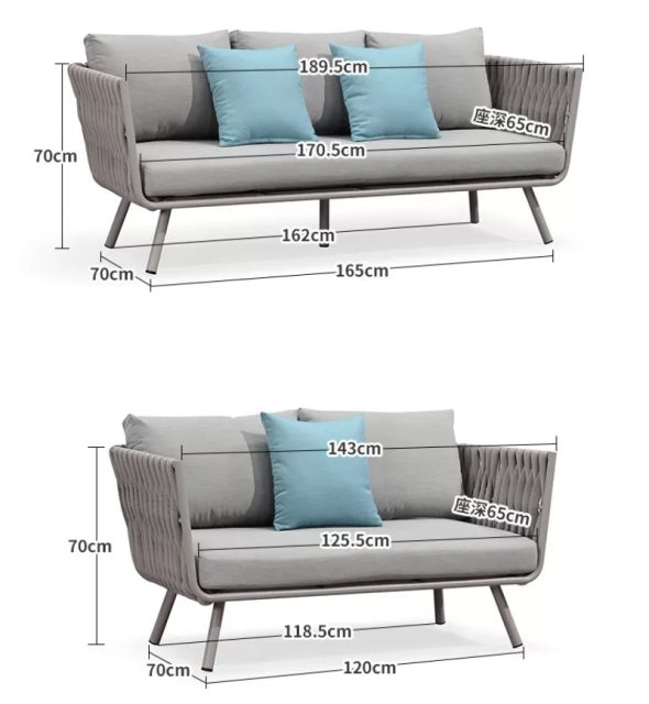 WATERPROOF RAIN COVER FOR 4 Seater Garden Sofa Furniture Set Outdoor Patio Chair