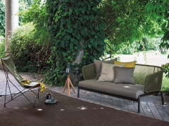Nordic Modern Style 4Pcs Outdoor Patio Furniture Set 3 Rattan Chair Sofa &1 Coffee Table