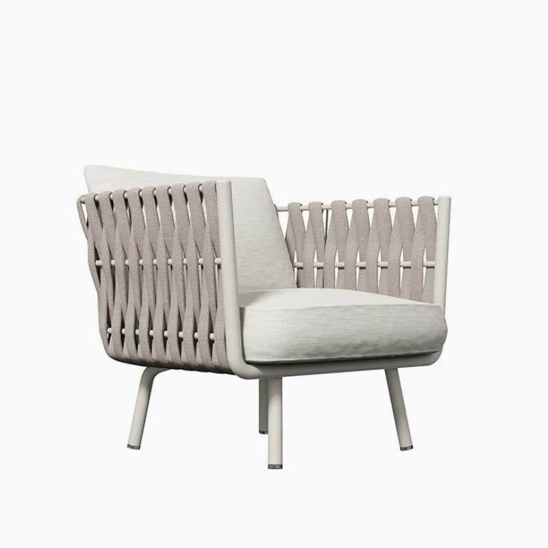 Sense Outdoor Sofa, 3-seater, natural / taupe Lounge Garden Furniture Set Poly Rattan, Dining Set, Outdoor Sofa, Armchair & Table