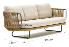 Outdoor Lounge - 1 Seater 2 Seater 3 Seater Outdoor Sofa Set