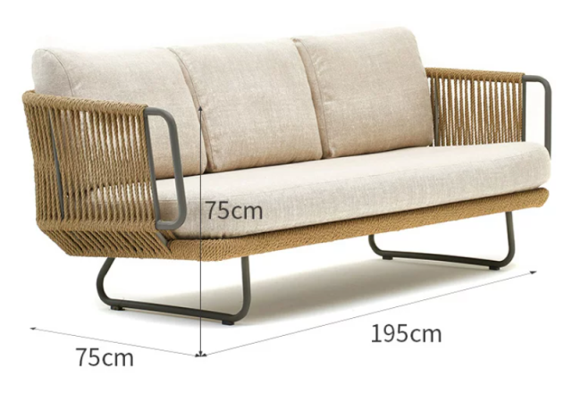 Outdoor Lounge - 1 Seater 2 Seater 3 Seater Outdoor Sofa Set