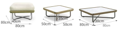 Outdoor Lounge - 1 Seater 2 Seater 3 Seater Outdoor Sofa Set