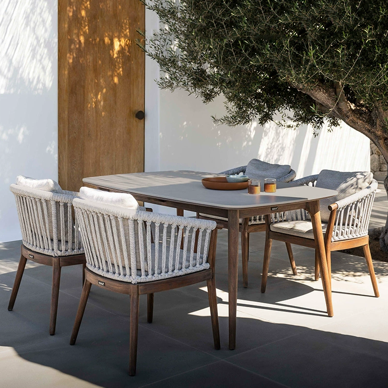 Garden Outdoor Sofa for Afternoon Tea, Create a Cozy Nook Sofa set with Table  and Chair
