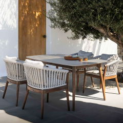 Garden Outdoor Sofa for Afternoon Tea, Create a Cozy Nook Sofa set with Table  and Chair