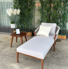 Garden Outdoor Sofa for Afternoon Tea, Create a Cozy Nook Sofa set with Table  and Chair