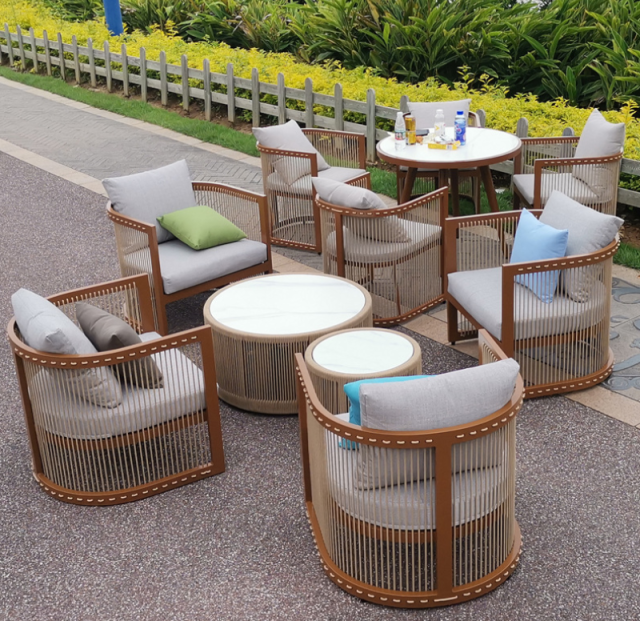Balcony View Outdoor Sofa, Enjoy Sunshine & Evening Breeze Sofa set Freedom Set