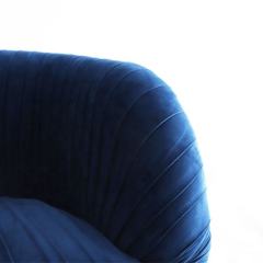 Modern Leisure Single Fabric Sofa Chair / American Minimalist Velvet Accent Chair / Light Luxury Metal Leg Armchair