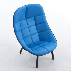 Modern Single Sofa Chair Solid Wood Sofa Home Sets Velvet Furniture Waiting Lounge Living Room Accent Chairs