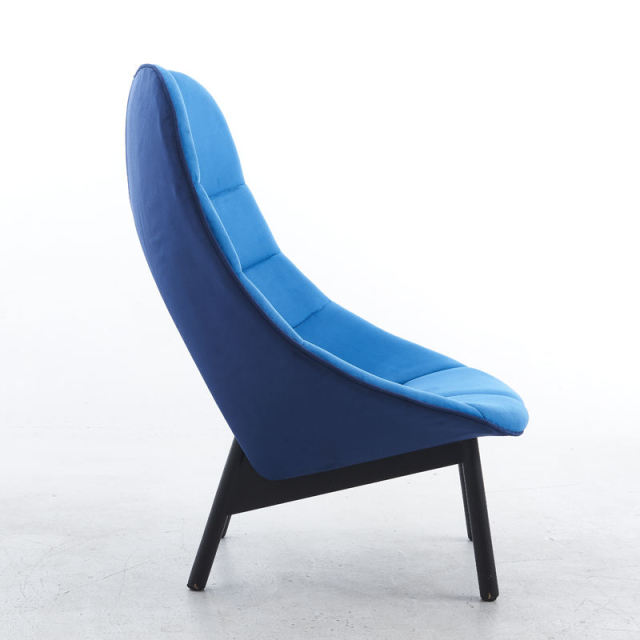 Modern Single Sofa Chair Solid Wood Sofa Home Sets Velvet Furniture Waiting Lounge Living Room Accent Chairs