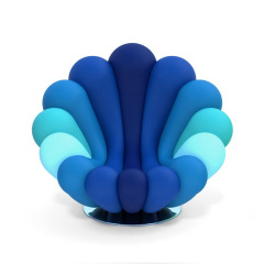 Factory Direct Modern Petal Swivel Chair | Customizable Color & Fabric Available