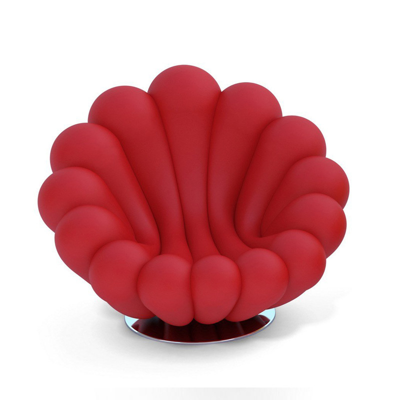 Factory Direct Modern Petal Swivel Chair | Customizable Color & Fabric Available