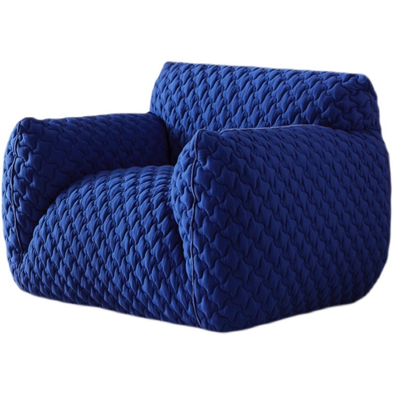 Factory Direct Modern Minimalist "Blue Fatty" Armchair, Living Room/Balcony/Bedroom Lounge Chair