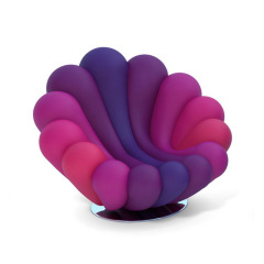 Factory Direct Modern Petal Swivel Chair | Customizable Color & Fabric Available