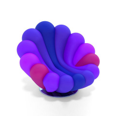 Factory Direct Modern Petal Swivel Chair | Customizable Color & Fabric Available