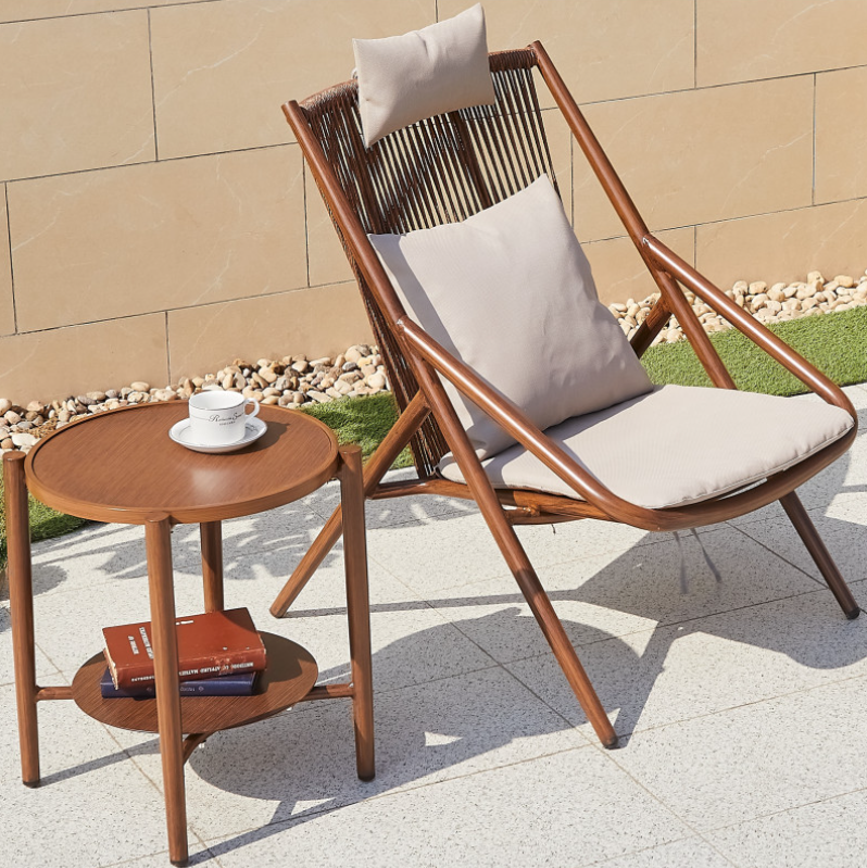 Y Shape Small Size Outdoor Sofa Set, Comfort Lounge Area for Compact Spaces