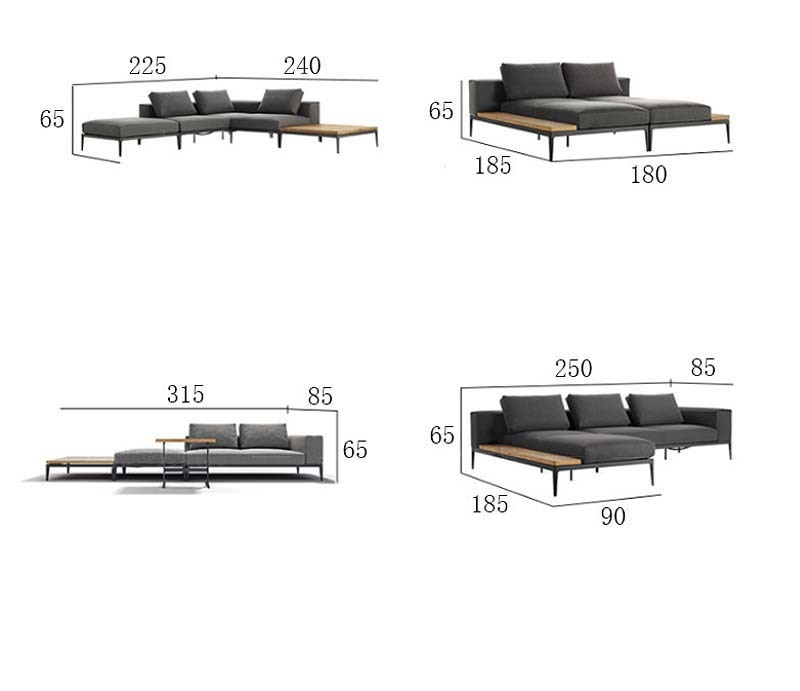 Modular Outdoor Sofa Waterproof & UV-resistant