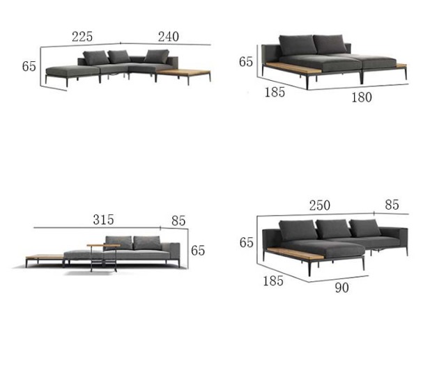 Modular Outdoor Sofa Waterproof & UV-resistant