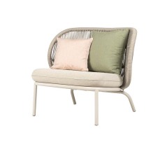 High-back Single Sofa customized size Rattan Wicker Outdoor Sofa