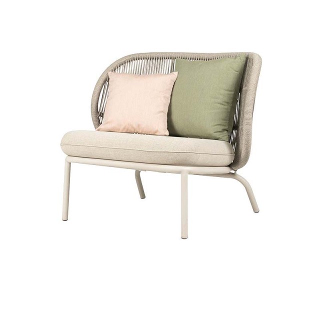 High-back Single Sofa customized size Rattan Wicker Outdoor Sofa