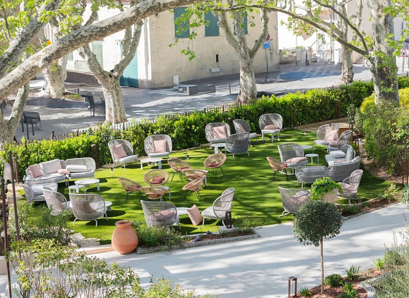 High-back Single Sofa customized size Rattan Wicker Outdoor Sofa