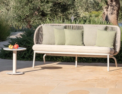 High-back Single Sofa customized size Rattan Wicker Outdoor Sofa