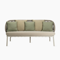 High-back Single Sofa customized size Rattan Wicker Outdoor Sofa