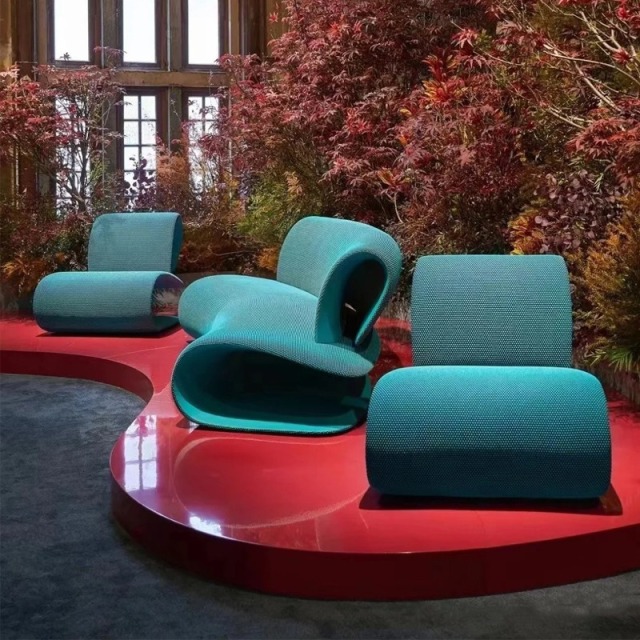 Italian modular sofa, free combination lazy sofa, artificial fabric living room sofa, modular armrest backrest sofa, small apartment sofa set