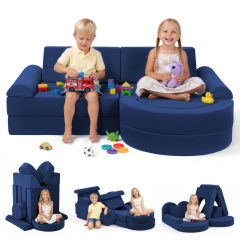 Customizable Foldable Memory Foam Toddler Mattress, Portable Outdoor Travel Bed & Kids Sofa
