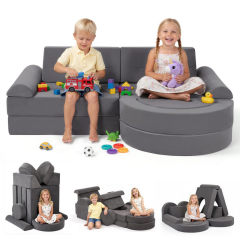 Customizable Foldable Memory Foam Toddler Mattress, Portable Outdoor Travel Bed & Kids Sofa