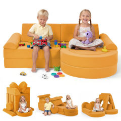 Customizable Foldable Memory Foam Toddler Mattress, Portable Outdoor Travel Bed & Kids Sofa