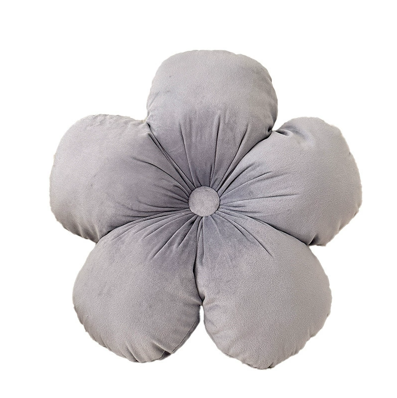 Flower Shaped Throw Pillow Sofa Cushion, Fresh Style Back Pillow, Soft Mat for Tatami Bay Window Sofa
