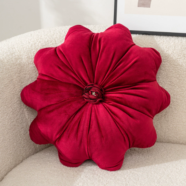Holland Velvet Solid Color Soft Throw Pillow Home Sofa Cushion