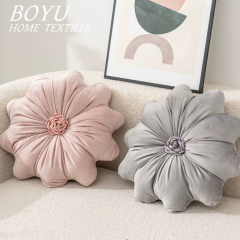 Holland Velvet Solid Color Soft Throw Pillow Home Sofa Cushion