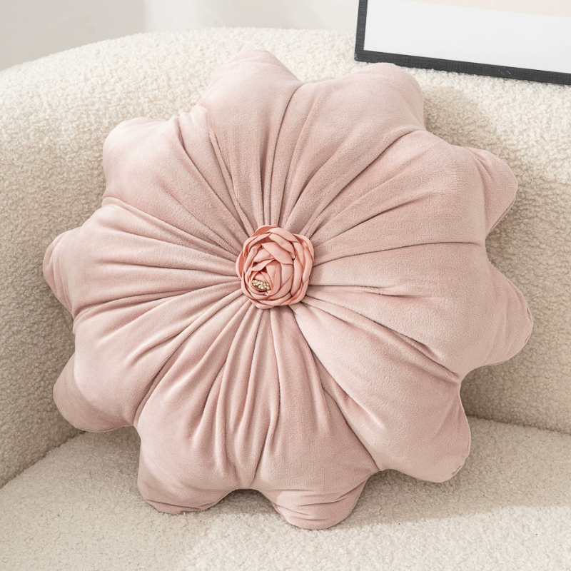 Holland Velvet Solid Color Soft Throw Pillow Home Sofa Cushion