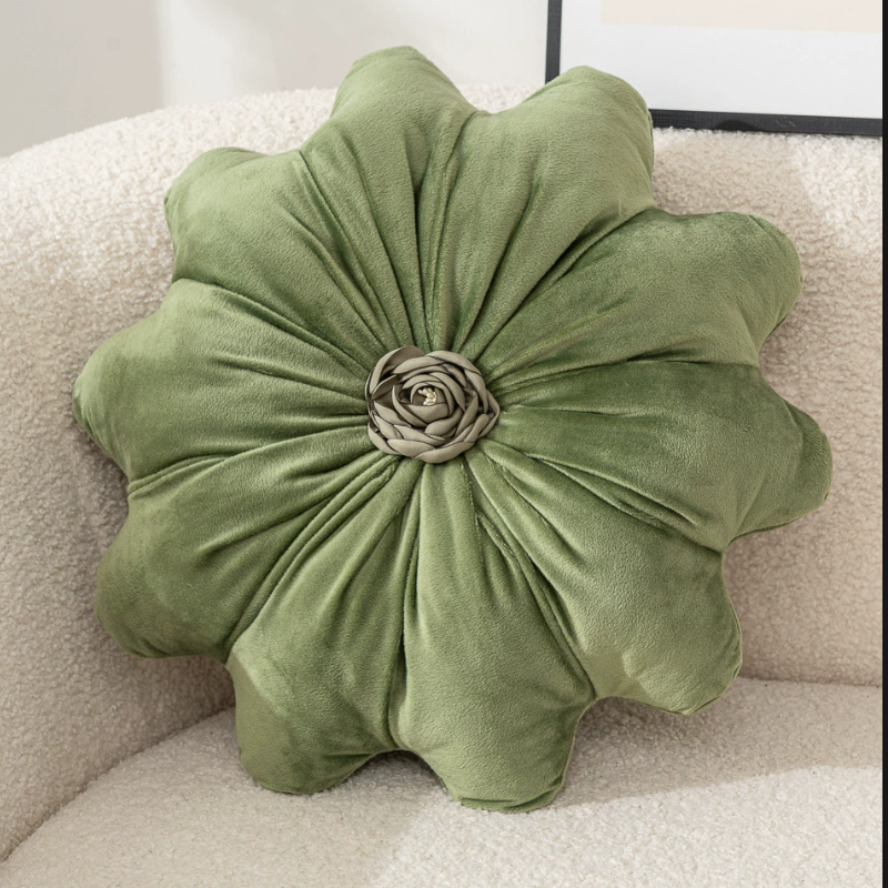 Holland Velvet Solid Color Soft Throw Pillow Home Sofa Cushion