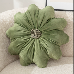 Holland Velvet Solid Color Soft Throw Pillow Home Sofa Cushion