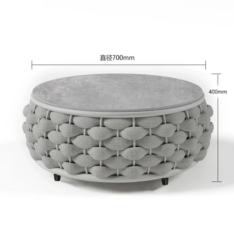 Removable Washable Patio Sofa, Outdoor Rainproof Rattan Leisure Furniture