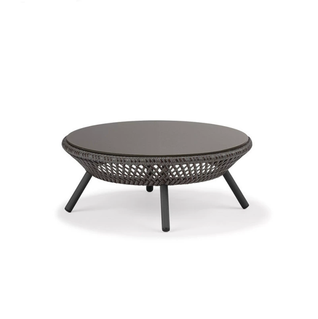 Minimalist Aluminum Alloy Outdoor Sofa, Wear-resistant Leisure Sofa for Courtyard Garden