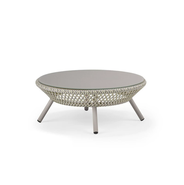 Minimalist Aluminum Alloy Outdoor Sofa, Wear-resistant Leisure Sofa for Courtyard Garden