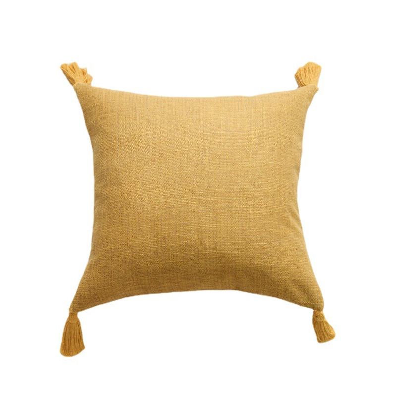 Linen cushion Macramé Woven Boho Pillow Simple styles