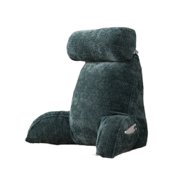 Snow Hibiscus Single Person Back Cushion
