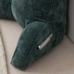 Snow Hibiscus Single Person Back Cushion