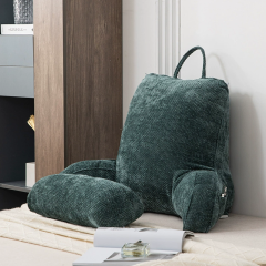 Snow Hibiscus Single Person Back Cushion