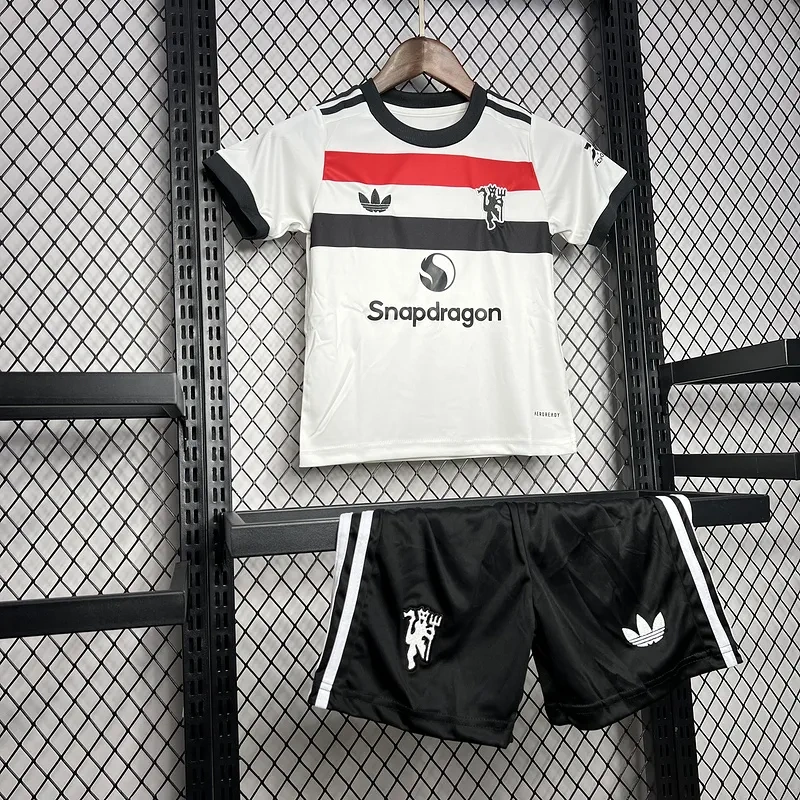24-25 Manchester United Third Away Kids Jersey+Shorts