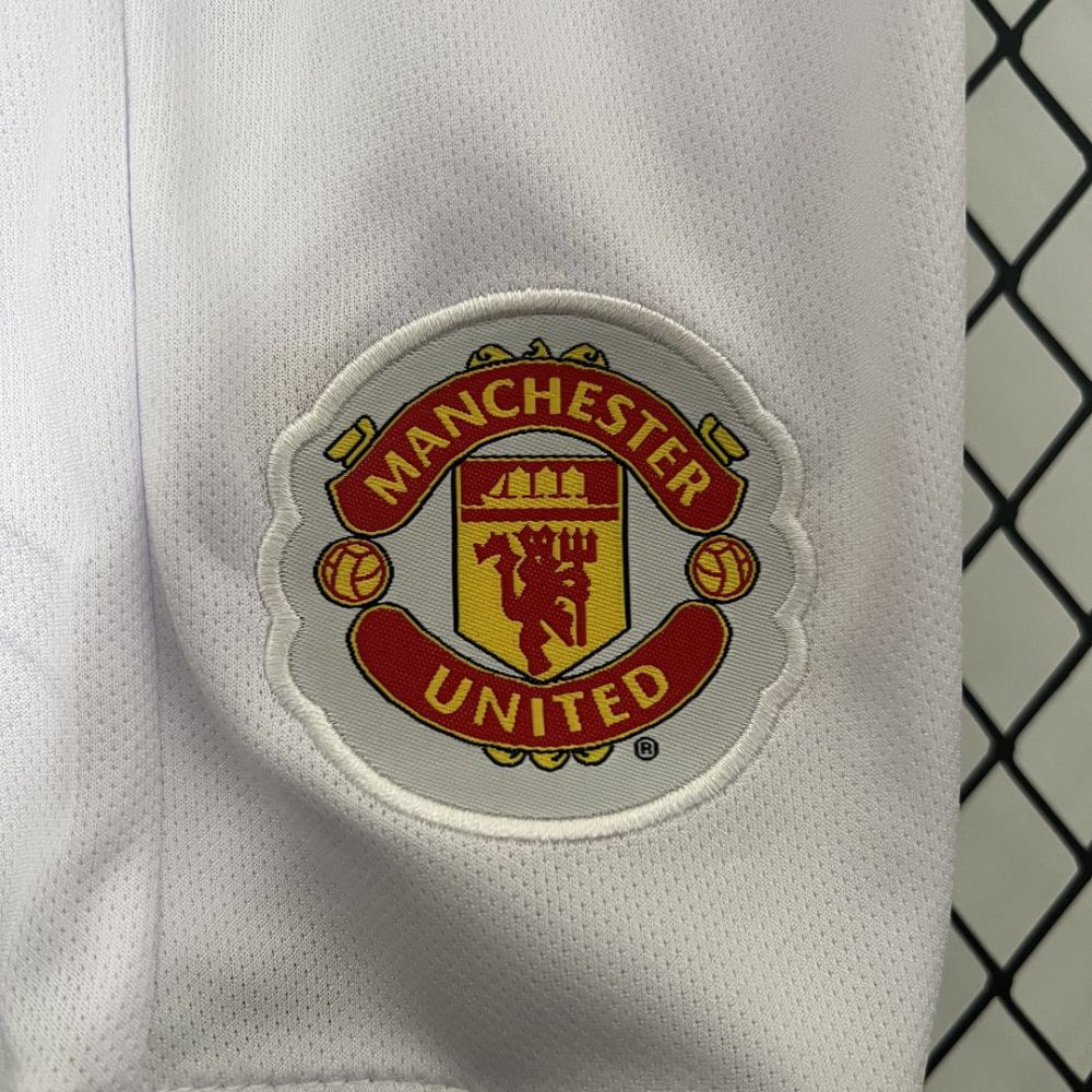 Manchester United 07-08 Away Retro Kids Kits Children Sets Football Jerseys