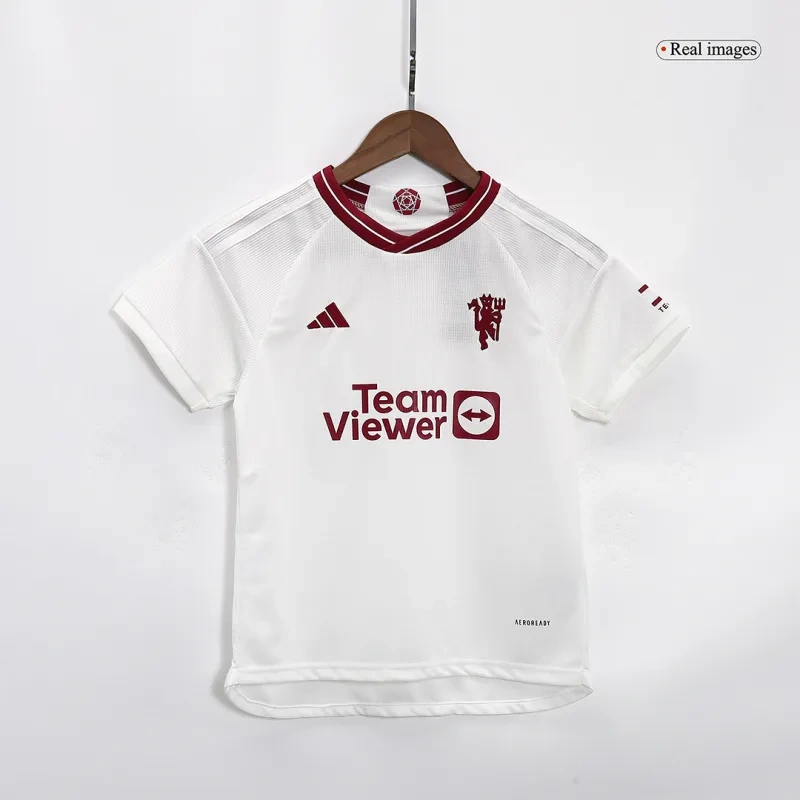 Kids Manchester United 2023/24 Third Away Jersey Kit
