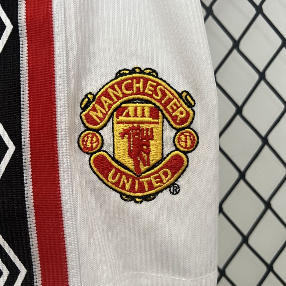 Manchester United 98-99 Home Retro Kid Kits Children Sets Jerseys