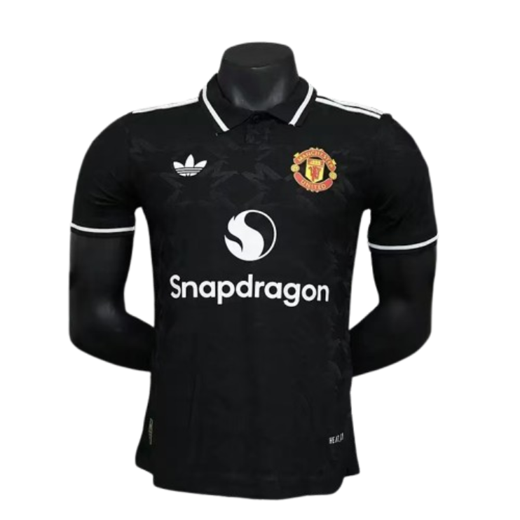 Manchester United 24-25 Player Version Black POLO Shirt