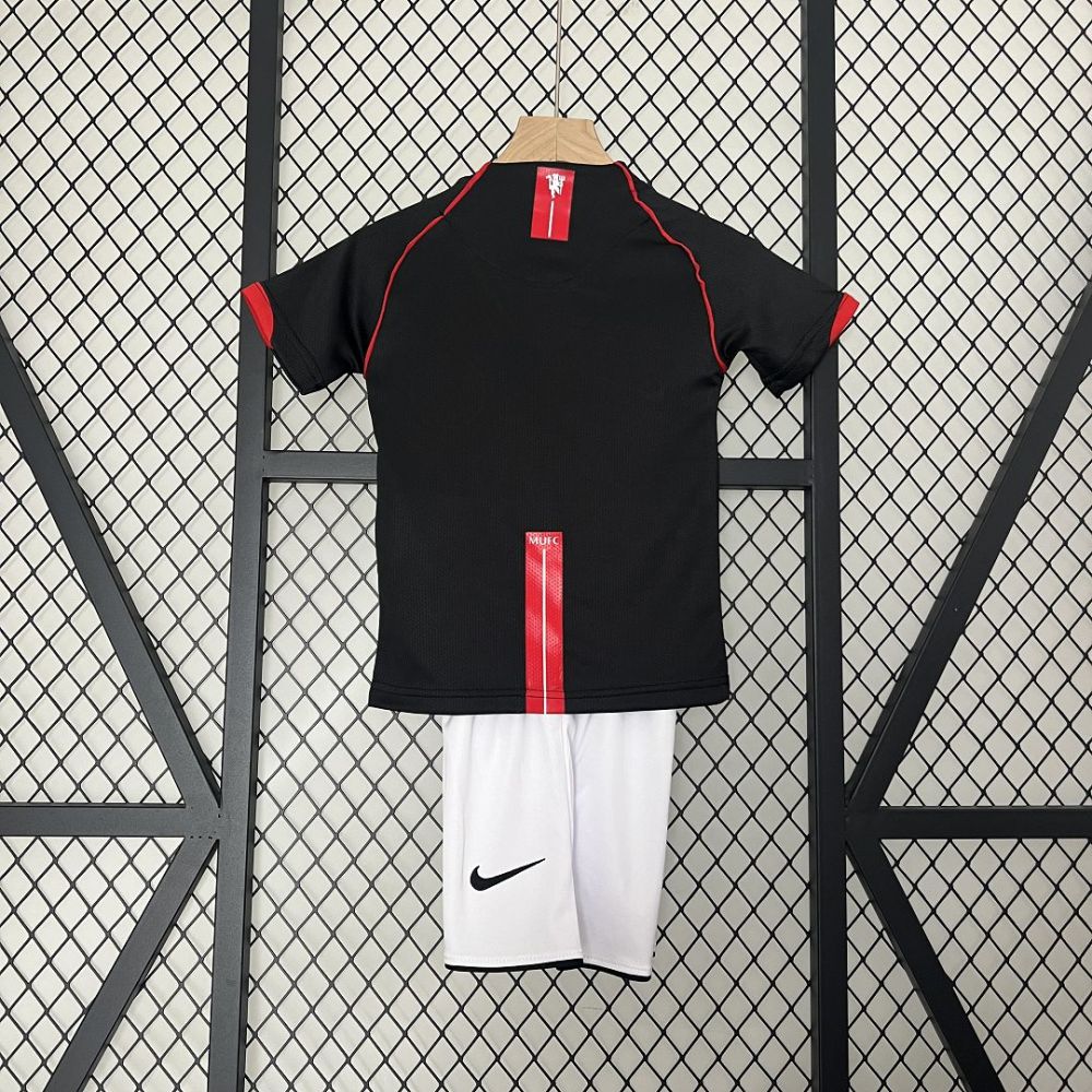 Manchester United 07-08 Away Retro Kids Kits Children Sets Football Jerseys