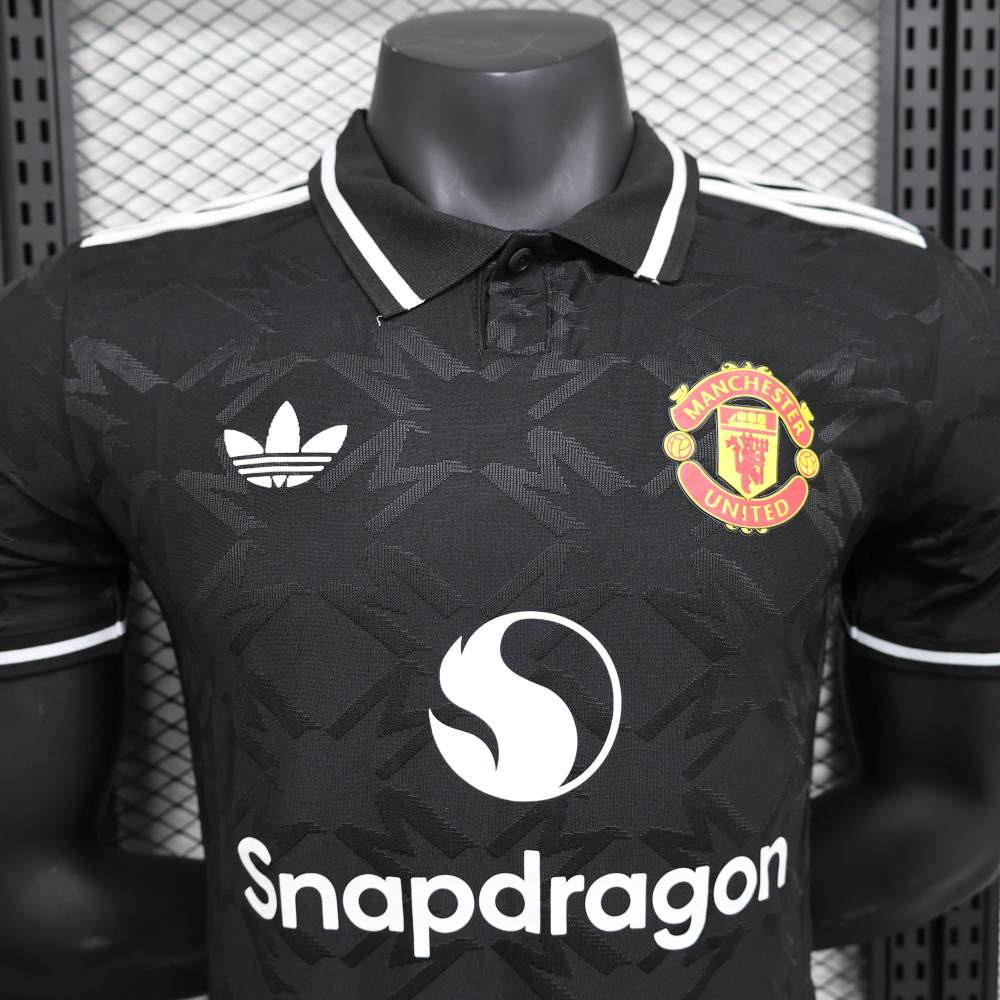 Manchester United 24-25 Player Version Black POLO Shirt